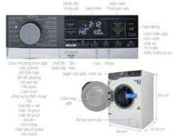 thong so ky thuat May giat say Electrolux EWW1042AEWA giat 10Kg say 7Kg long ngang inverter
