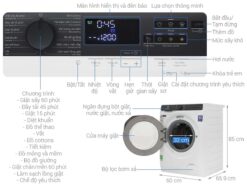thong so ky thuat May giat say Electrolux EWW1123P5WC UltimateCare giat 11Kg say 7Kg long ngang inverter