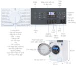 Máy giặt sấy Electrolux EWW9024P3WC 9kg 6kg inverter - Ảnh 2