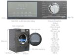 Máy sấy quần áo Aqua AQH-H900G.PS 9 Kg - Ảnh 3