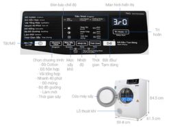 thong so ky thuat May say quan ao Electrolux EDV705HQWA 7Kg