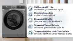 tin nang May giat Electrolux EWF1141SESA UltimateCare 11Kg long ngang inverter 1