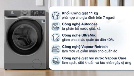 tin nang May giat Electrolux EWF1141SESA UltimateCare 11Kg long ngang inverter 1