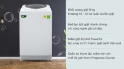 tinh nang AW May Giat Toshiba AW G1000GV WG 9Kg
