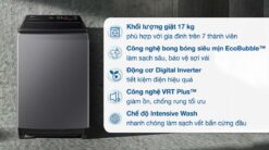 tinh nang May Giat Samsung WA17CG6442BDSV Inverter Ecobubble 17Kg