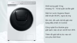 tinh nang May Giat Samsung WW10TP54DSBSV Inverter 10Kg 1