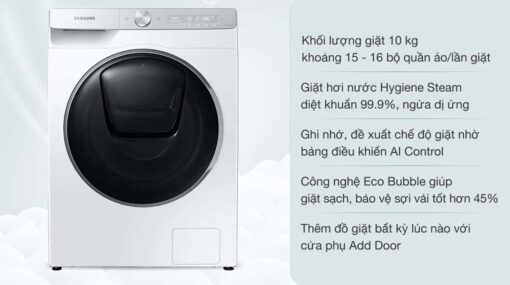 tinh nang May Giat Samsung WW10TP54DSBSV Inverter 10Kg 1