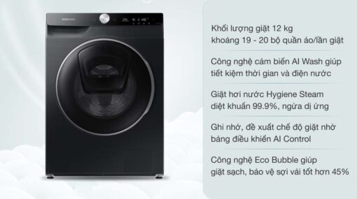 tinh nang May Giat Samsung WW12TP94DSBSV EcoBubble Inverter 12Kg