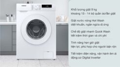 tinh nang May Giat Samsung WW90T3040WWSV Inverter 9Kg
