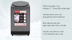tinh nang May Giat Sharp ES W110HV S 11Kg