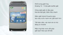 tinh nang May Giat Toshiba AW DJ1000CV SK 9Kg Inverter