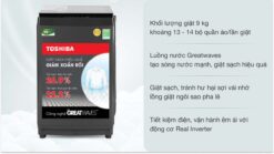 tinh nang May Giat Toshiba AW DK1000FVKK 9Kg