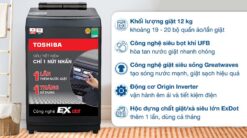 tinh nang May Giat Toshiba AW DUM1300KV MG Inverter 12Kg