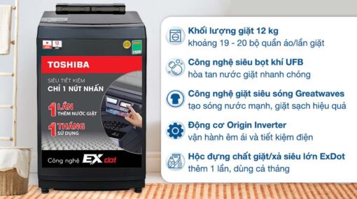 tinh nang May Giat Toshiba AW DUM1300KV MG Inverter 12Kg