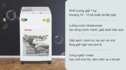 tinh nang May Giat Toshiba AW K800AV WW 7Kg