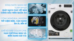 tinh nang May Giat Toshiba TW BH85S2V WK Inverter 7.5Kg