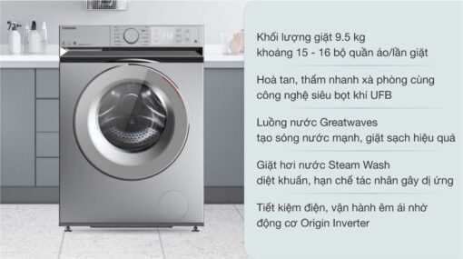 tinh nang May Giat Toshiba TW BL105A4VSS Inverter 9.5Kg