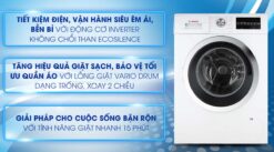 tinh nang May giat BOSCH WAT24480SG 8kg serie 6 long ngang
