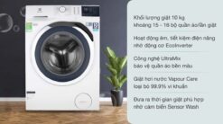 tinh nang May giat Electrolux EWF1024BDWA 10Kg long ngang inverter