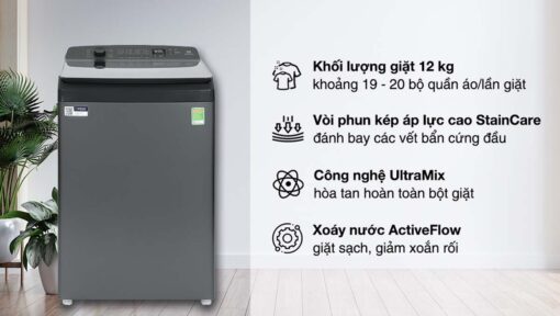 tinh nang May giat Electrolux EWT1274M7SA 12Kg inverter 1