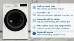 tinh nang May giat LG FV1412S4W 12Kg long ngang inverter