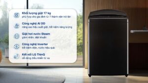tinh nang May giat LG TV2517SV7J 17Kg long dung inverter