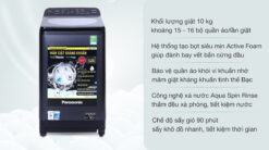 tinh nang May giat Panasonic NA F100A9BRV 10 Kg long dung