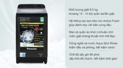 tinh nang May giat Panasonic NA F85A9BRV 8.5 Kg long dung