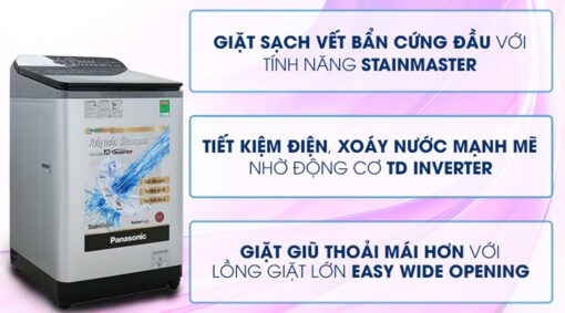 tinh nang May giat Panasonic NA FD11XR1LV 11.5Kg long dung inverter