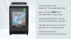 tinh nang May giat Panasonic NA FD12VR1BV 12.5Kg long dung inverter