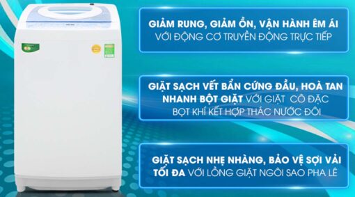 tinh nang May giat Toshiba AW DC1005CV Inverter 9 kg
