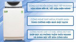 tinh nang May giat Toshiba AW DE1100GV WS Inverter 10 kg