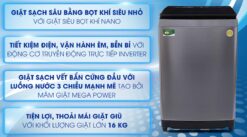 tinh nang May giat Toshiba AW DUG1700WV SS Inverter 16 kg
