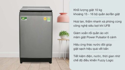 tinh nang May giat Toshiba AW DUH1100GV Inverter 10 kg