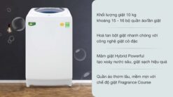 tinh nang May giat Toshiba AW G1100GV WB 10 kg