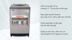 tinh nang May giat Toshiba AW H1100GV SM 10 kg