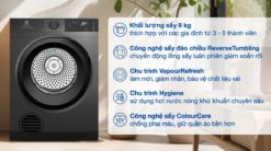 tinh nang May say quan ao Electrolux EDS904N3SC UltimateCare 9Kg