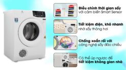 tinh nang May say quan ao Electrolux EDV705HQWA 7Kg