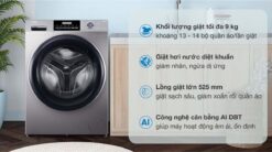 TINH NANG May giat AQUA AQD A902G S 9kg Inverter