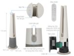 Máy lọc không khí LG FS15GPBK0 PuriCare AeroTower 40 W - Ảnh 2