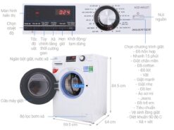 thong so ky thuat May Giat Aqua AQD A852ZT Inverter 8.5 Kg