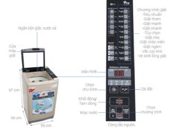 thong so ky thuat May Giat Aqua AQW D900BT Inverter 9 Kg long dung