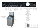 Máy giặt Aqua AQW-DR100ET Inverter 10kg - Ảnh 3