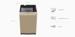 Máy giặt Aqua AQW-U90BT 9kg - Ảnh 2