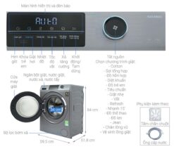 thong so ky thuat May giat AQUA AQD A902G S 9kg Inverter
