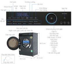 thong so ky thuat May giat AQUA AQD D902G.BK 9kg Inverter