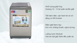 tinh nang May Giat Aqua AQW DK90CT 9 Kg Inverter long dung