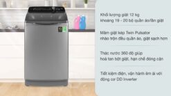 tinh nang May Giat Aqua AQW DR120CT 12 Kg long dung
