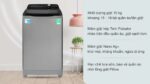 Máy giặt Aqua AQW-FR100ET 10kg - Ảnh 2
