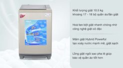 tinh nang May Giat Aqua AQW FW105AT 10.5 Kg long dung